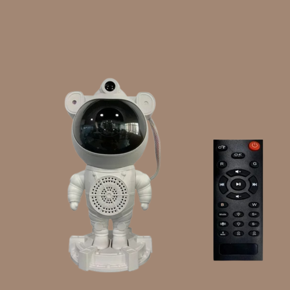 Astronaut Star Galaxy Projector Space Night Light : جهاز عرض مجرة النجوم على شكل رائد فضاء، ضوء ليلي فضائي