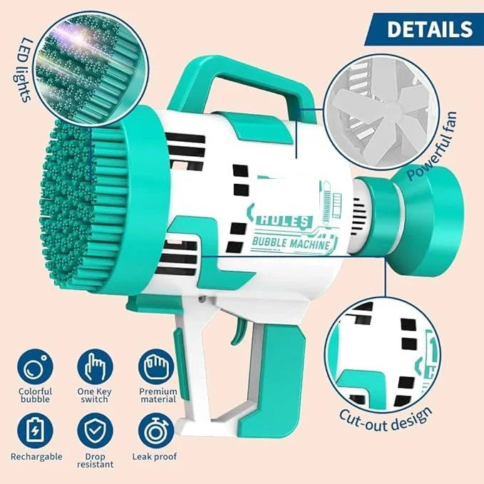48 Holes Rocket Bubble Gun