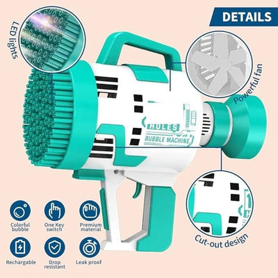 48 Holes Rocket Bubble Gun
