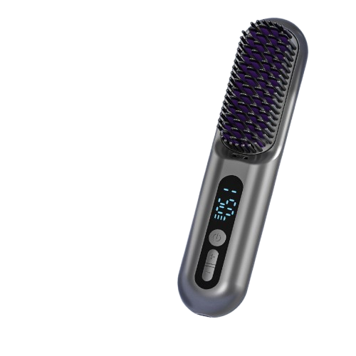 فرشاة تمليس الشعر اللاسلكية 2 في 1 