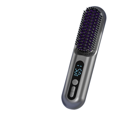 فرشاة تمليس الشعر اللاسلكية 2 في 1 