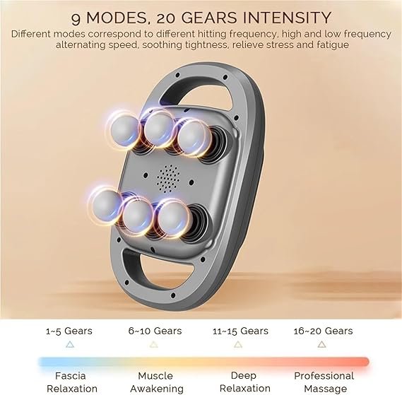 6 Heads Massager Machine : جهاز تدليك بستة رؤوس