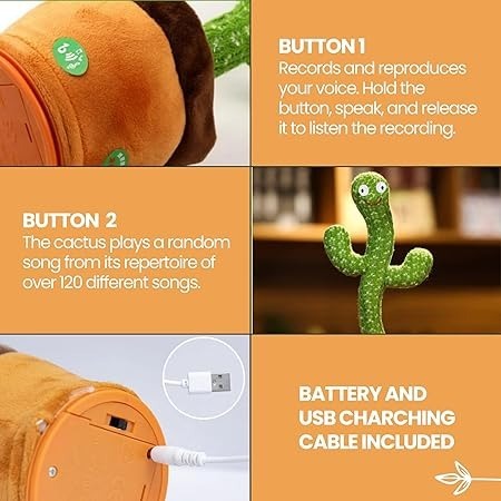 Dancing Cactus Toy